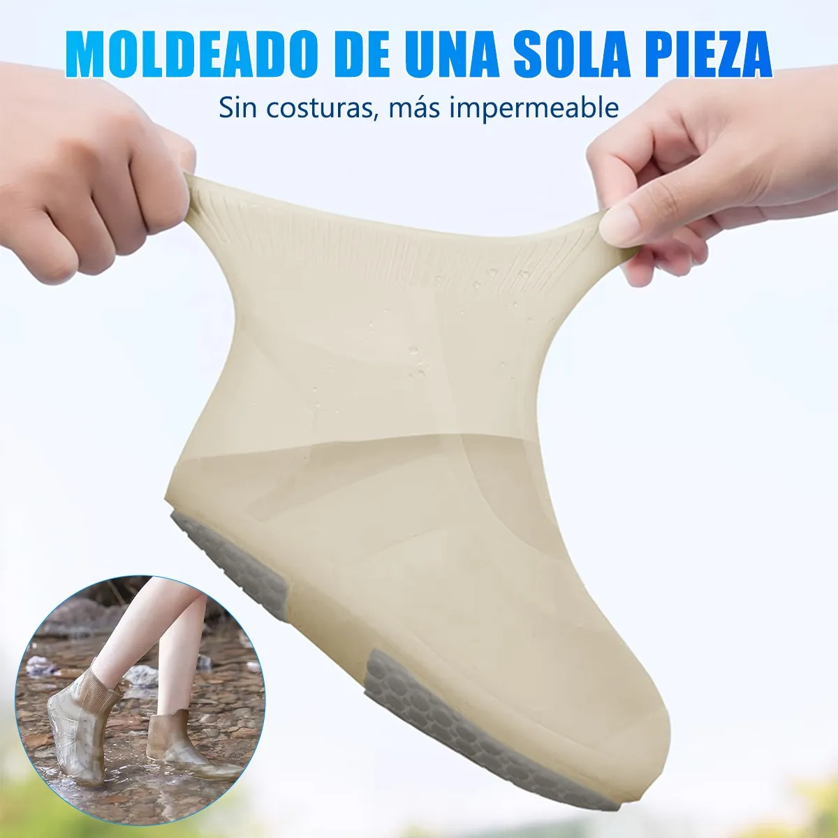Cubre Zapatos Impermeable Protector De Zapatos Para Lluvia