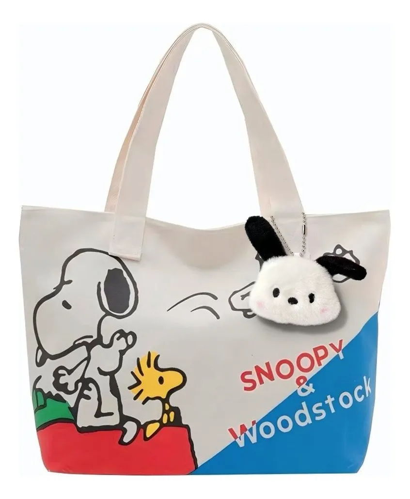 Bolso Snoopy Dibujos Animados Tote Bag De Hombro Aesthetic