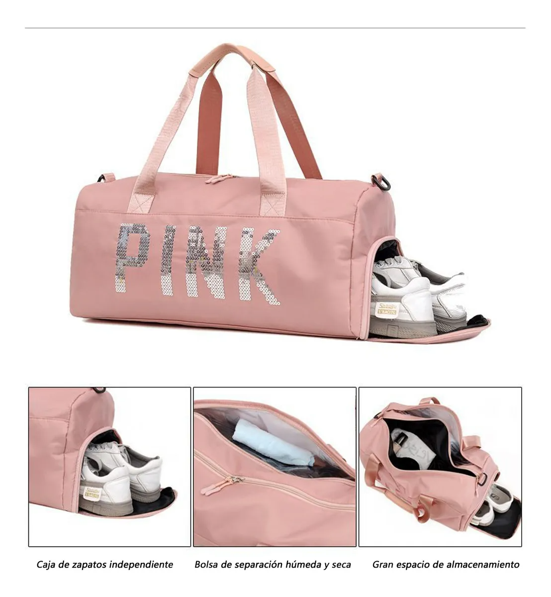 Maleta Deportiva Mujer Mujer Viaje Mochila Fitness