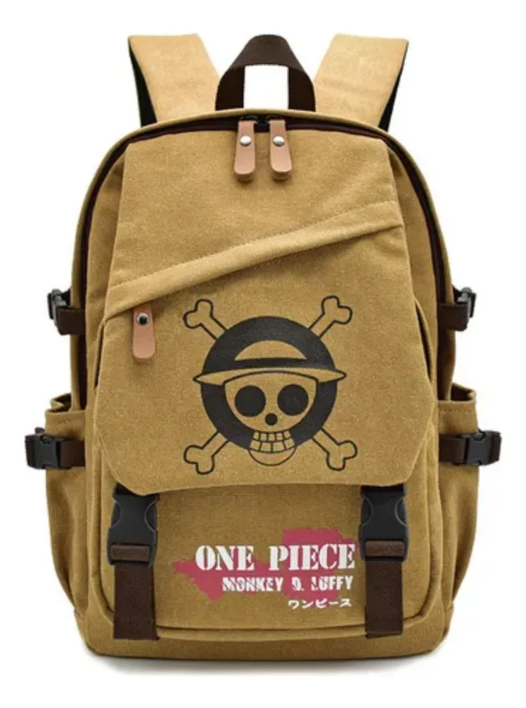 Mochila De Lona Anime De Una Sola Pieza, Mochila Antirrobo, Regalo De Alta Calidad
