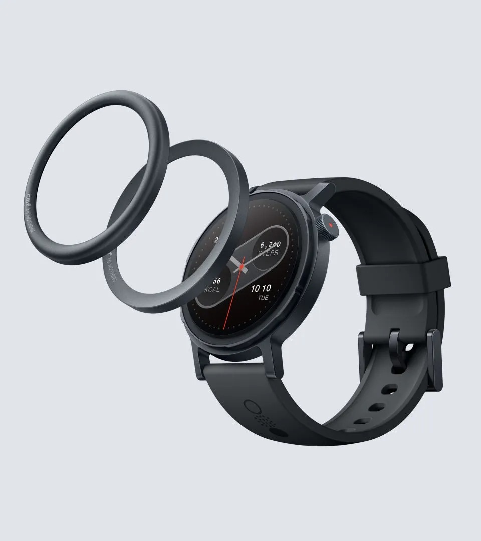 Reloj inteligente Smart Watch Cmf By Nothing Watch Pro 2 con funda de grafito, bisel negro, 