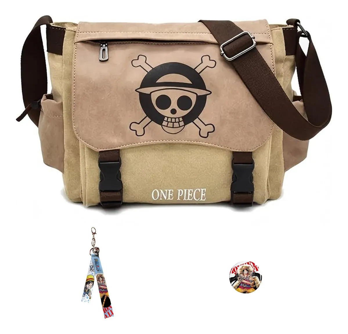 One Piece Anime Canvas Mochila De De Alta Calidad Color 01, Backpack Regalo De Alta Calidad