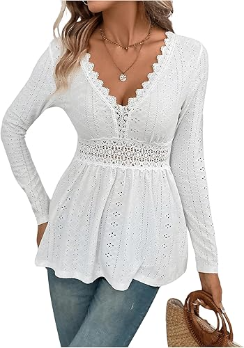 Blusas Mujer Elegantes Casual Manga Corta Comodidad Moda