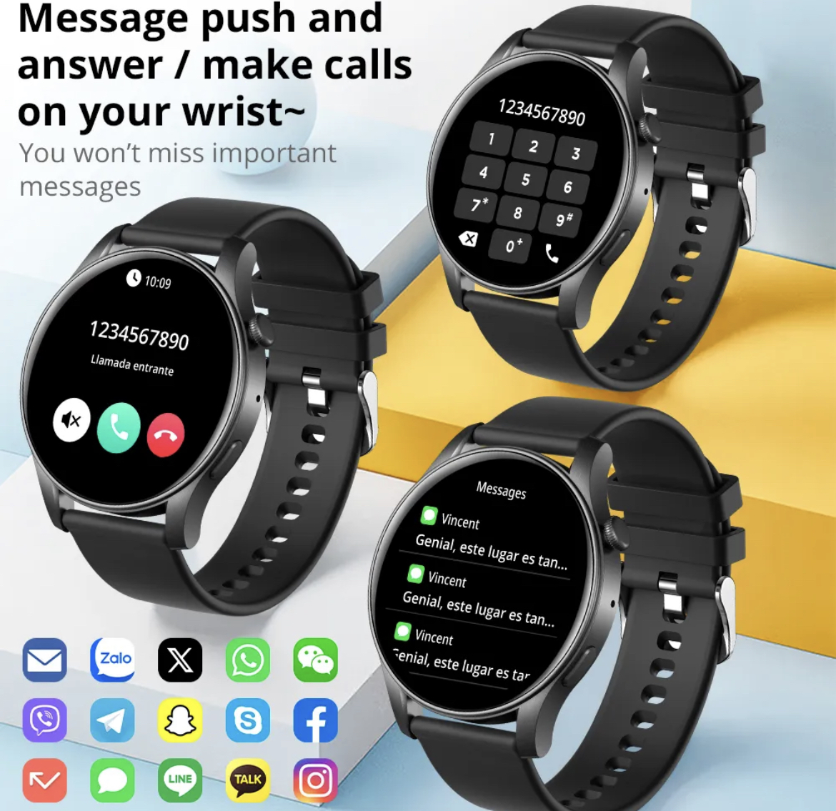 Colmi P71 Smartwatch 1.9 Mujer Hombres Reloj Inteligente