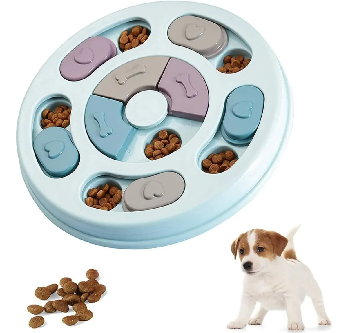 Juguete Interactivo Para Perro Rompecabezas Dispensador 25cm