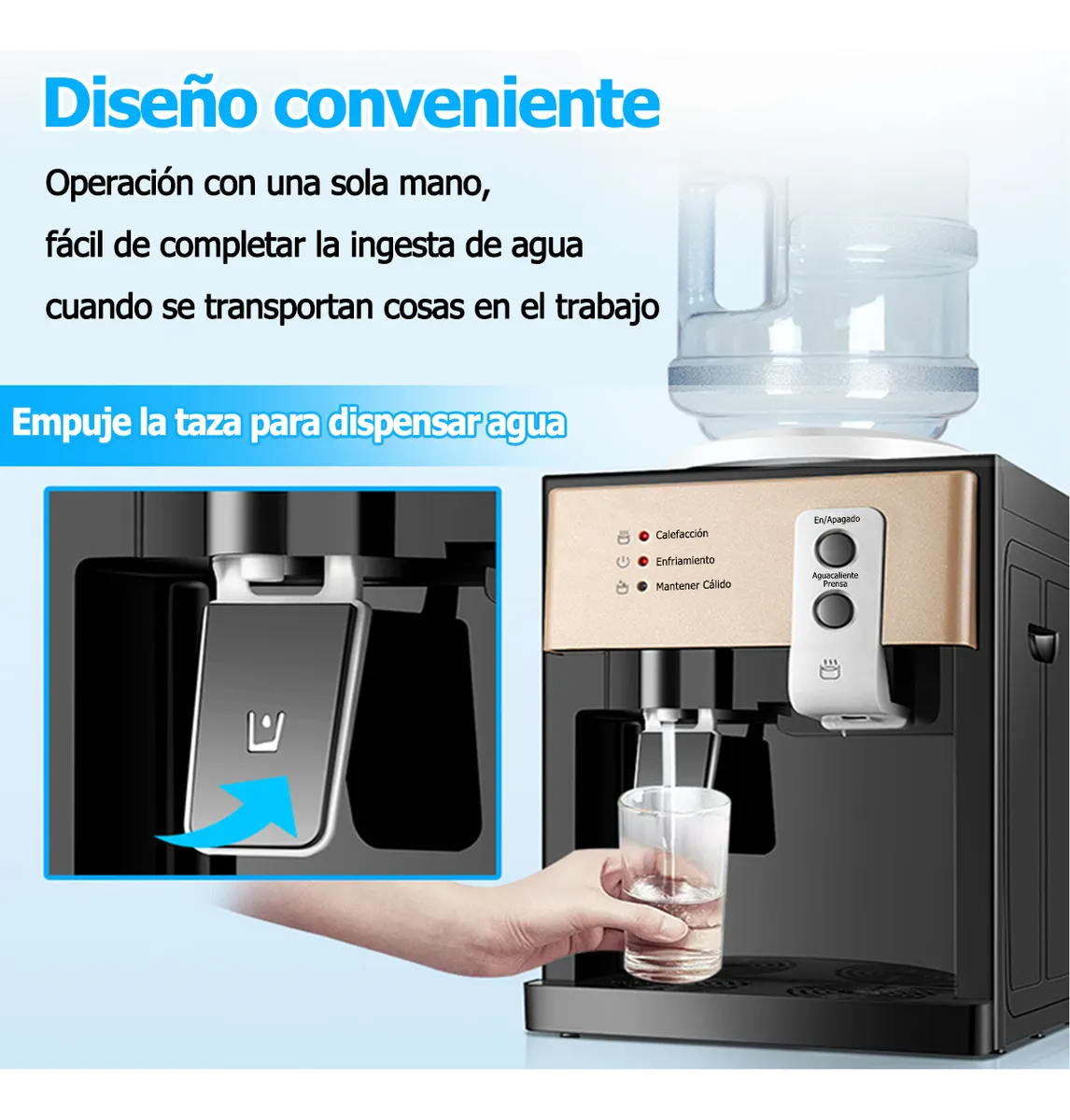 Dispensador De Agua Fría Y Caliente Para Oficina