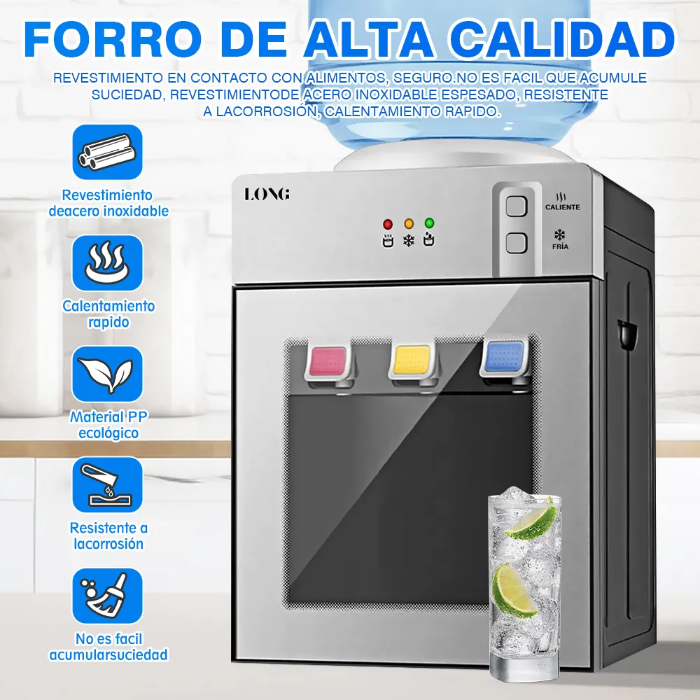Dispensador De Agua Fría Y Caliente Eléctrico Enfriado Mesa