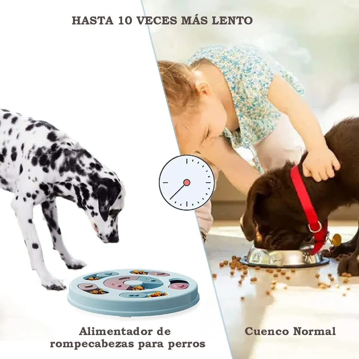 Juguete Interactivo Para Perro Rompecabezas Dispensador 25cm
