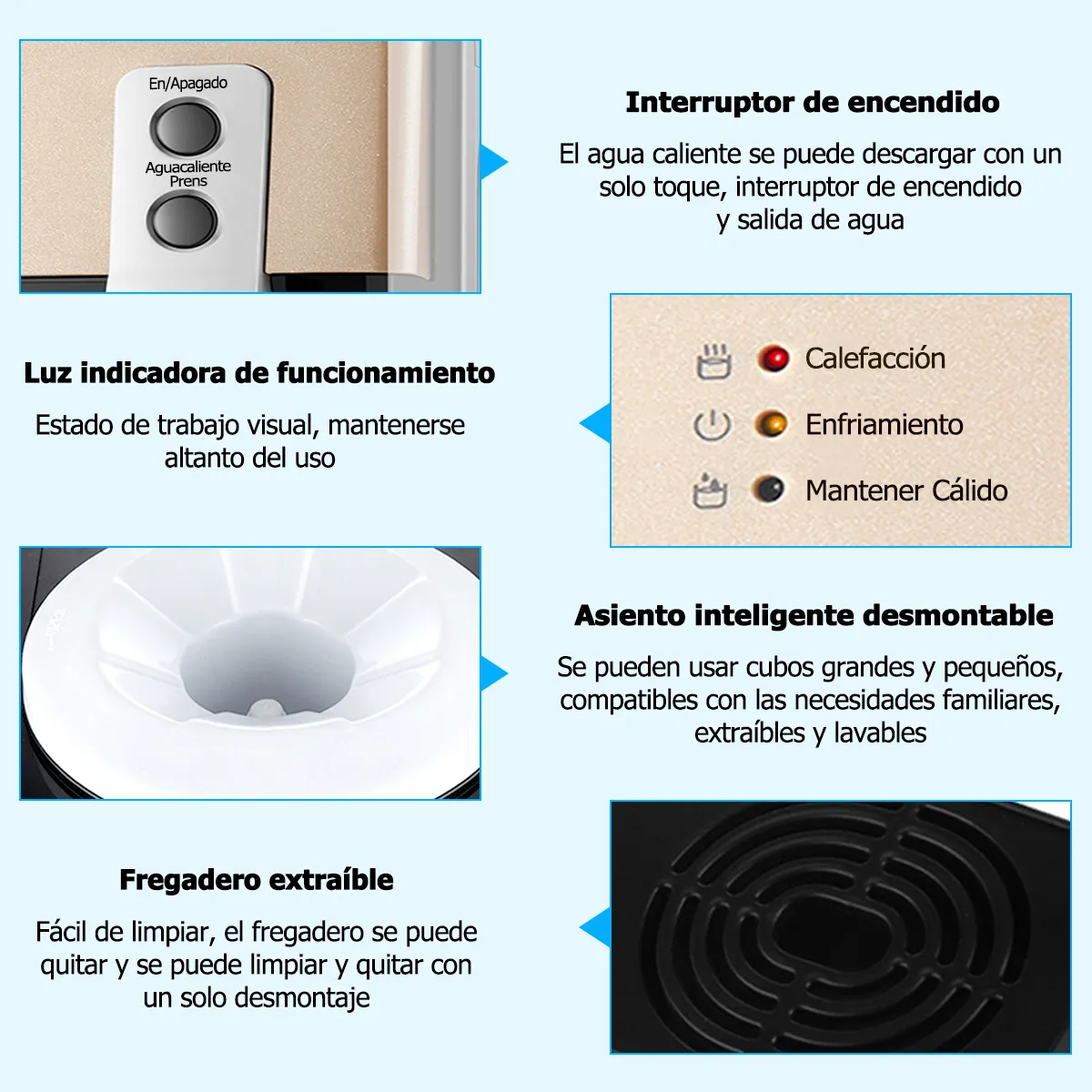 Dispensador De Agua Fría Y Caliente Para Oficina