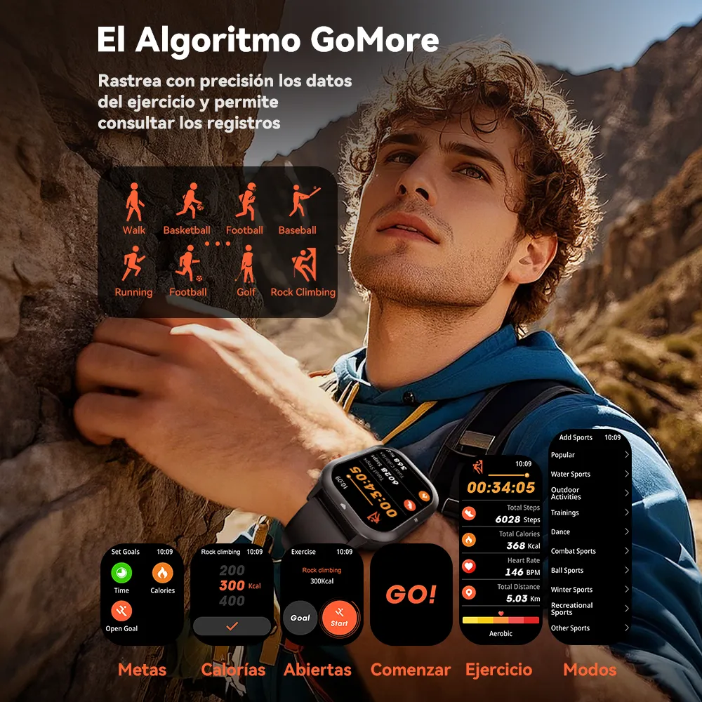 Smartwatch Reloj Inteligente Cubot U1 Bluetooth Llamadas 1.95'' Negro