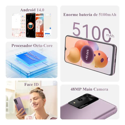 Cubot A10 Dual SIM 128 GB violeta 4 GB RAM