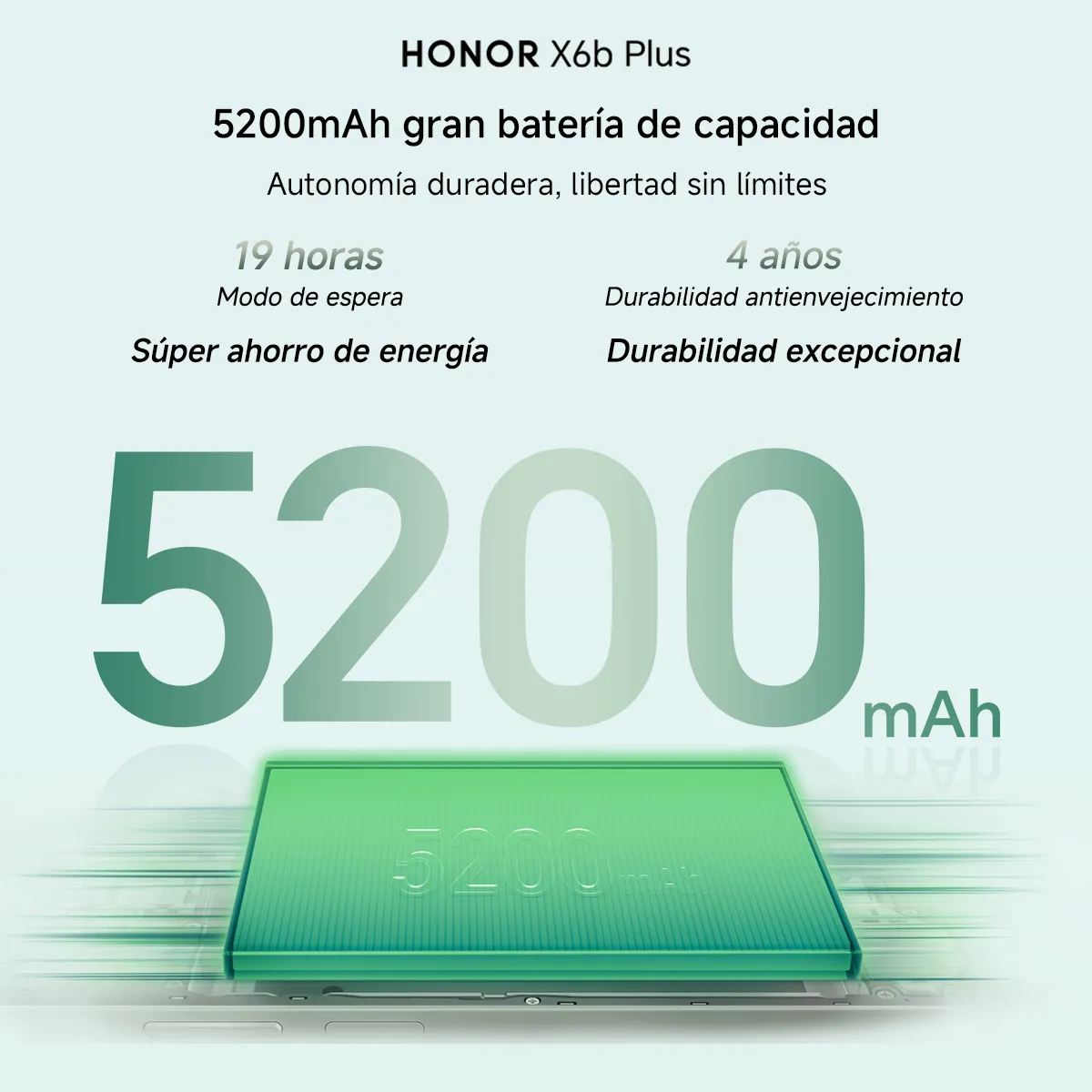 Celular Honor X6b Plus 256 Gb 8gb Ram Verde Foresta
