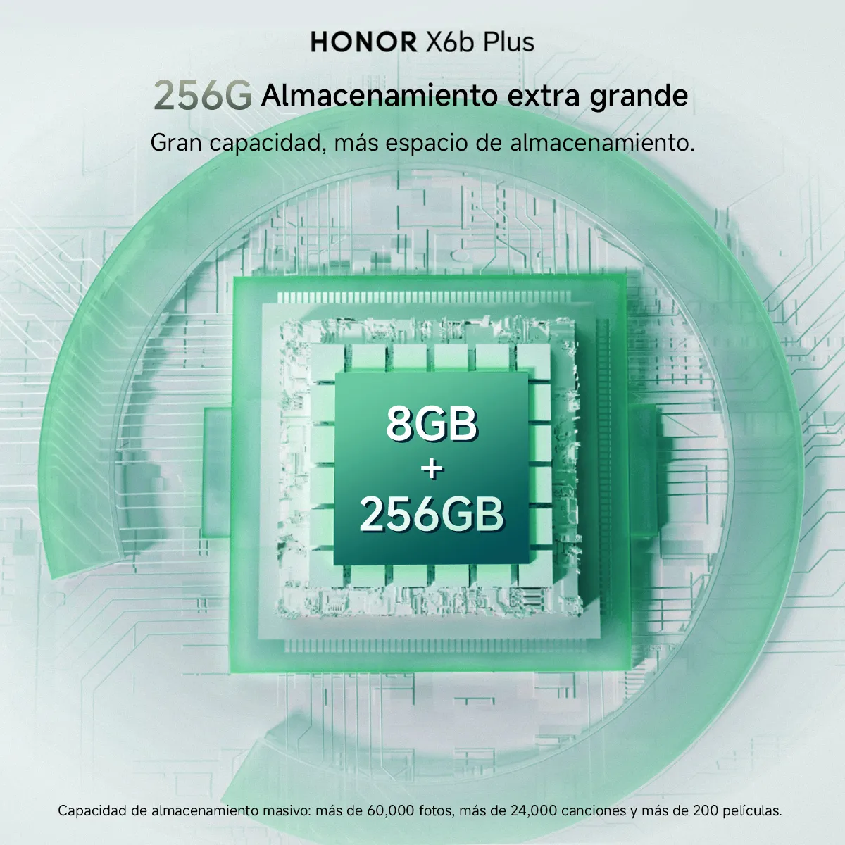 Celular Honor X6b Plus 256 Gb 8gb Ram Verde Foresta