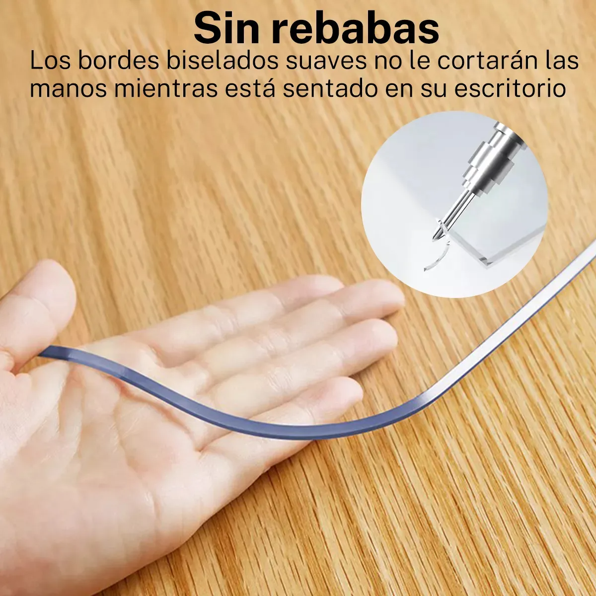 W 1 Protector De Mesa Etechmart, Impermeable, Transparente