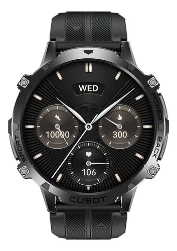 Reloj inteligente CUBOT X3 Smartwatch con Llamadas y IA ChatGPT 100 Días Batería Resistente Agua Reloj Militar​