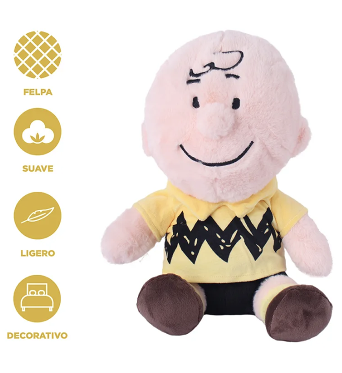 Miniso Peluche Snoopy Charlie Brown Felpa 28x30 Cm 0-99 Año