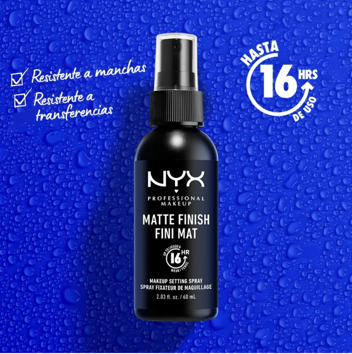 Kit Dúo Spray Fijador De Maquillaje Acabado Mate De Nyx