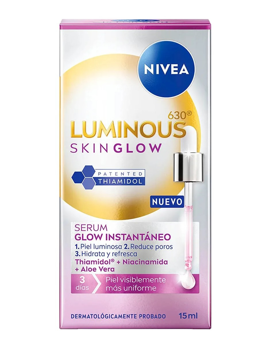 Nivea Serum Glow Instantáneo 15ml Todo Tipo De Piel Día/noche