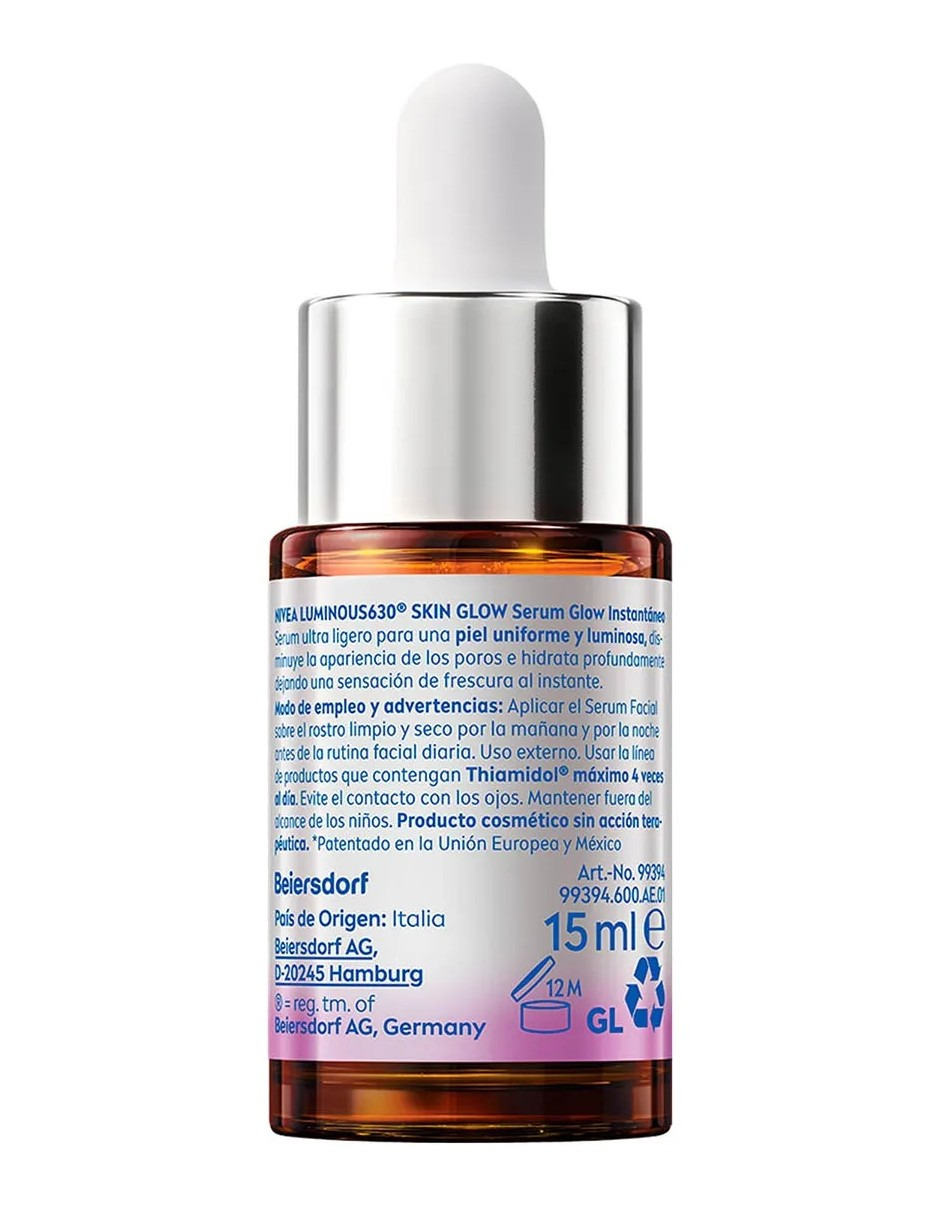 Nivea Serum Glow Instantáneo 15ml Todo Tipo De Piel Día/noche
