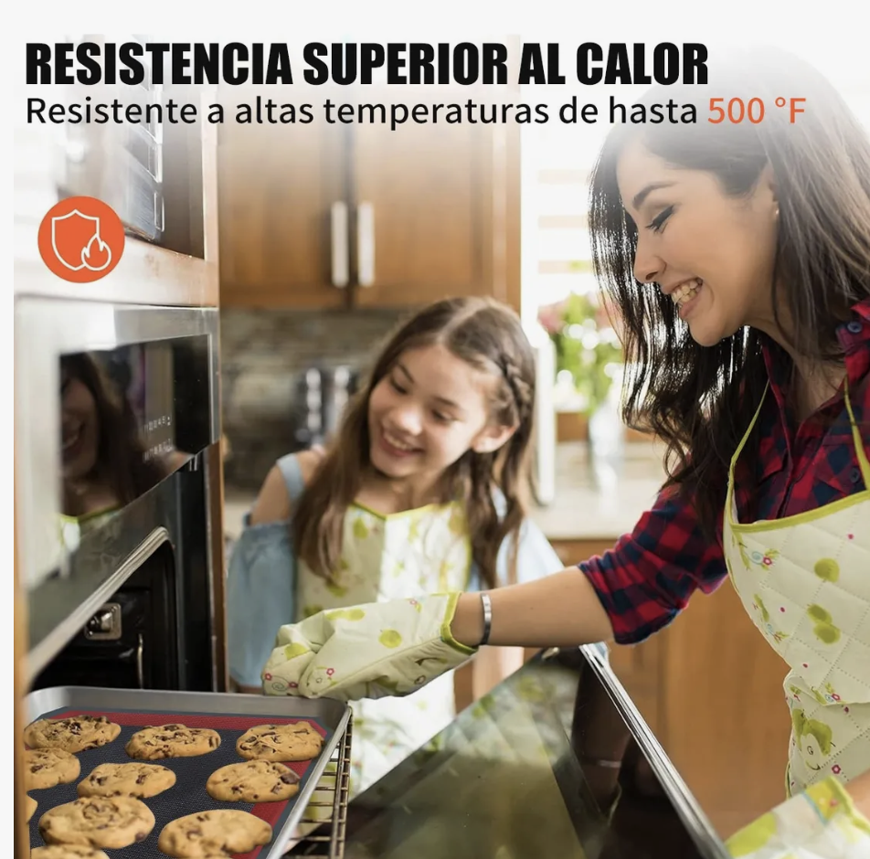 Tapete Silicon Hornear Antiadherente Reposteria 5 En 1 Set