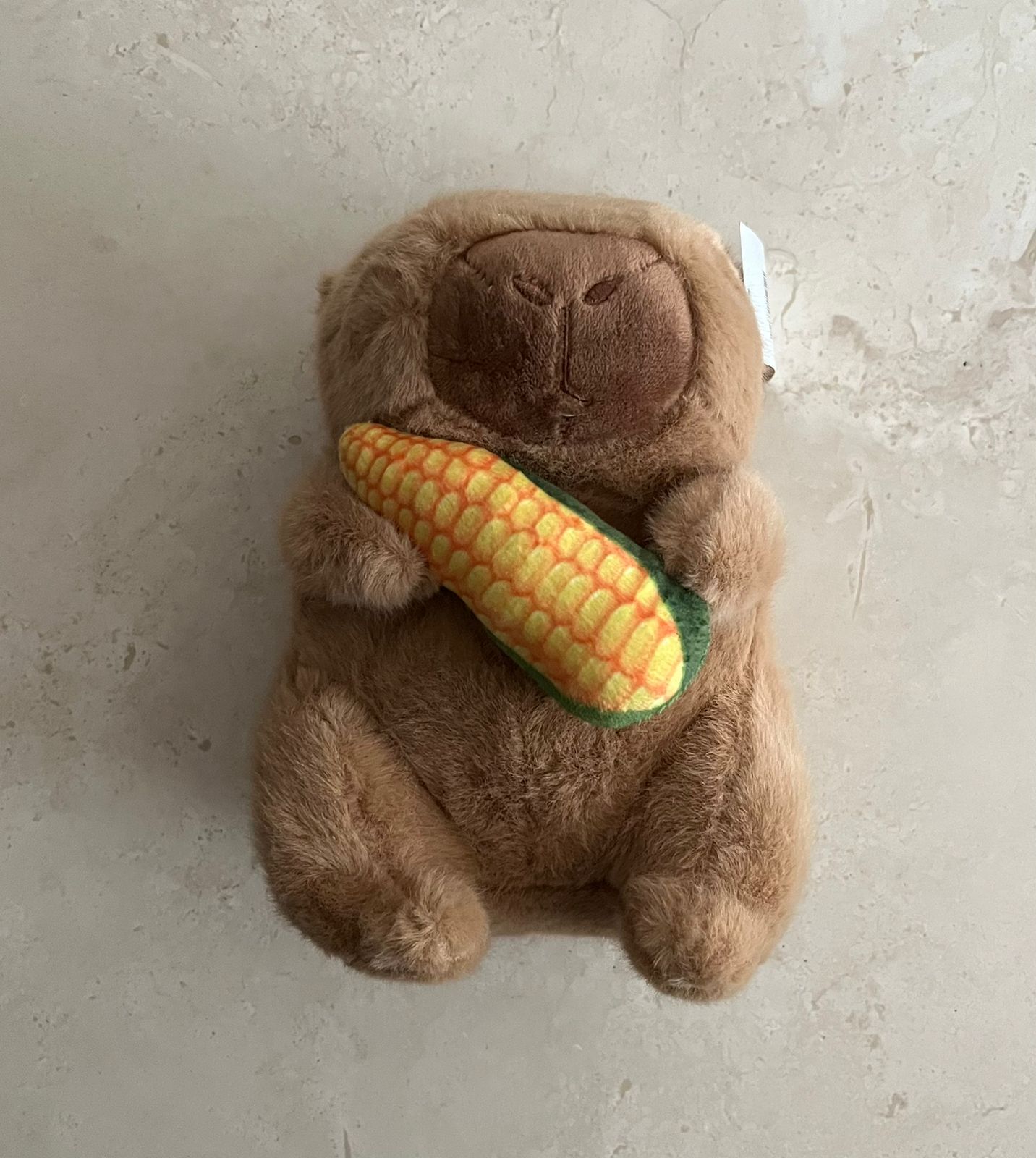 Peluche Capibara con Elote 30 cm 
