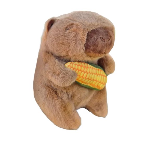 Peluche Capibara con Elote 30 cm 
