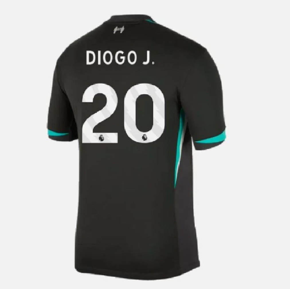 Jersey Diogo Jota 20 Club Premier 2025 Negro