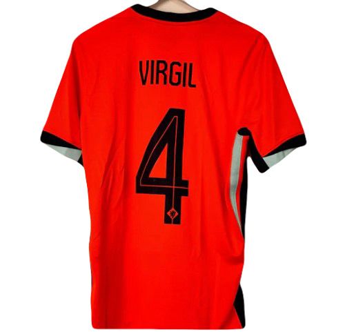 Jersey Virgil Van Dijk  4 Titular 2025 Local Naranja 