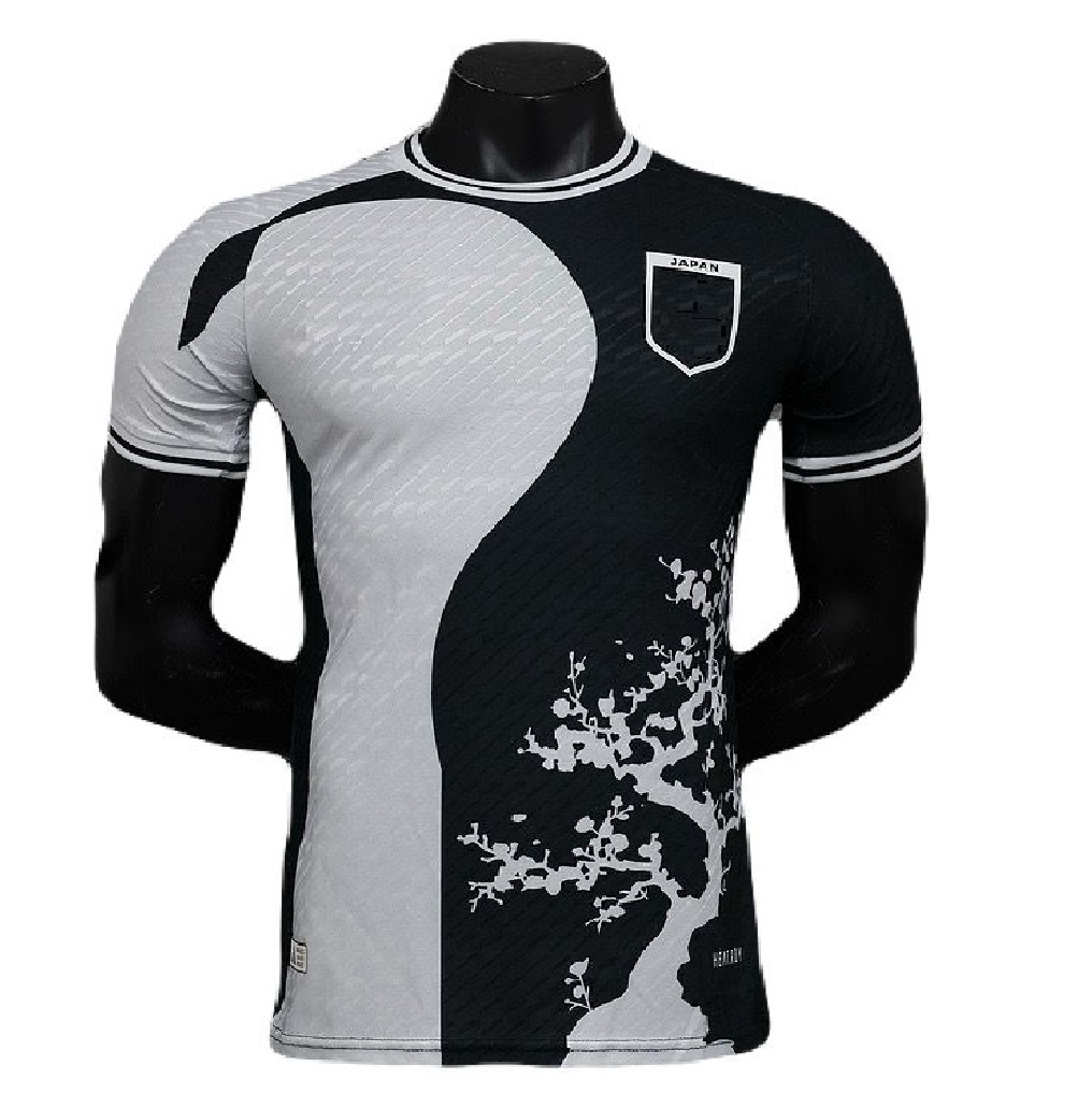 Jersey Japon Edicion Especial Ying Yang Blanco y Negro 