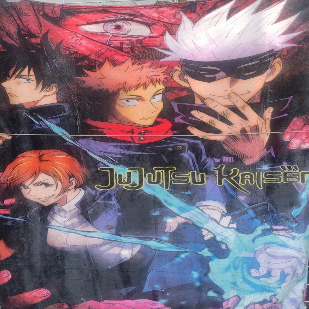 Exclusiva! Cobija Frazada Ultra Suave Jujutsu Kaisen