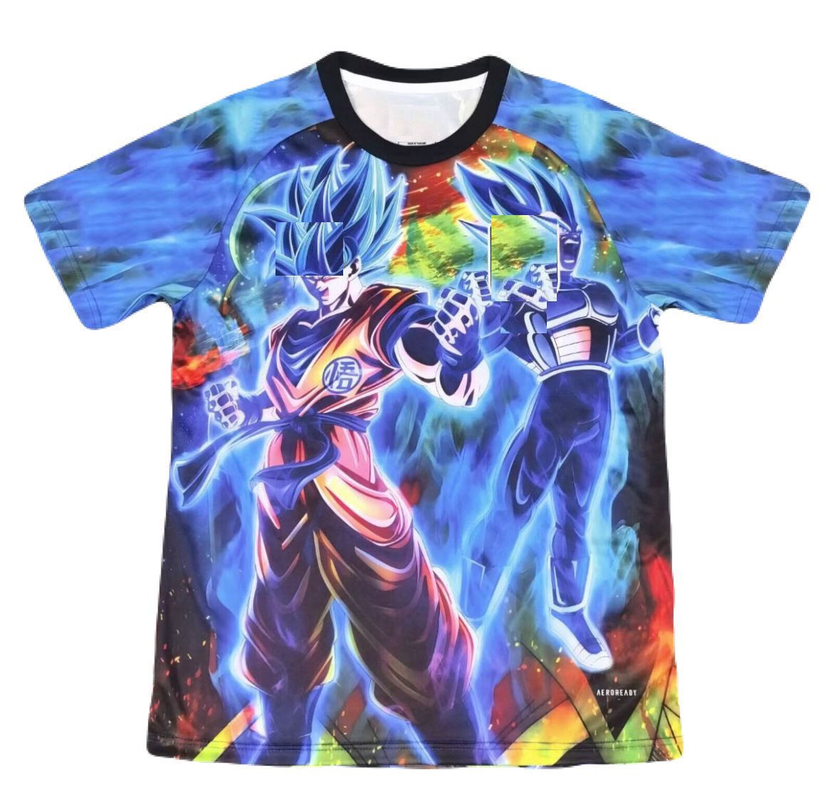 Jersey Goku Vegeta Sayayin Fire Blue