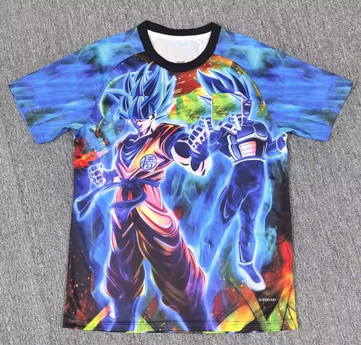 Jersey Goku Vegeta Sayayin Fire Blue