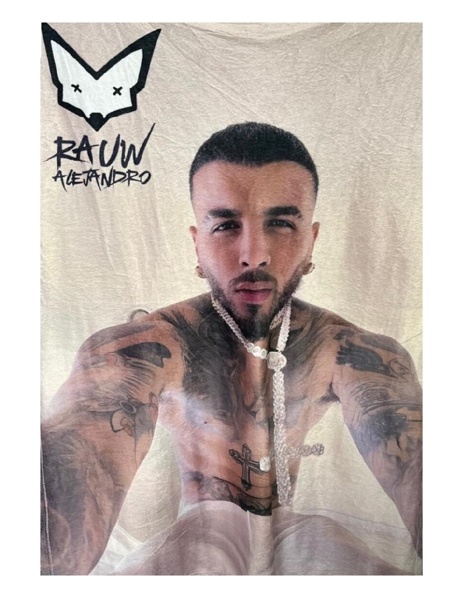 Exclusiva! Cobija Frazada Ultra Suave Rauw Alejandro