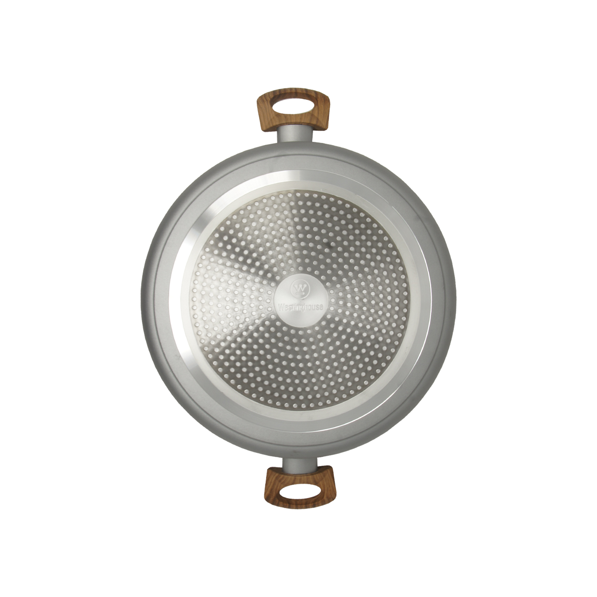 Westinghouse Arrocera Antiadherente de Mármol Gris Madera 28 cm / 3.7 L (WCCC0032L28MBB)