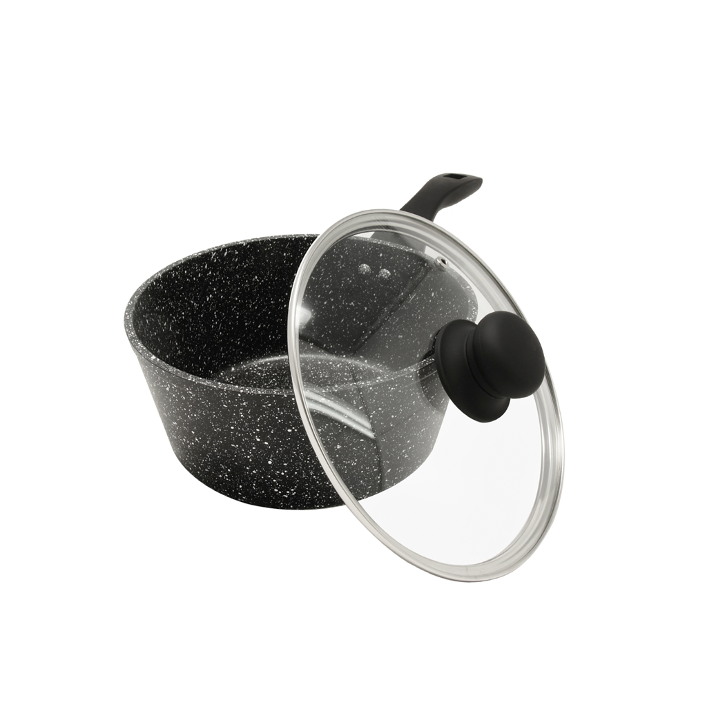 Westinghouse Batería de Cocina Antiadherente de Mármol Negro (6 piezas) (WCCS000906BMBB)
