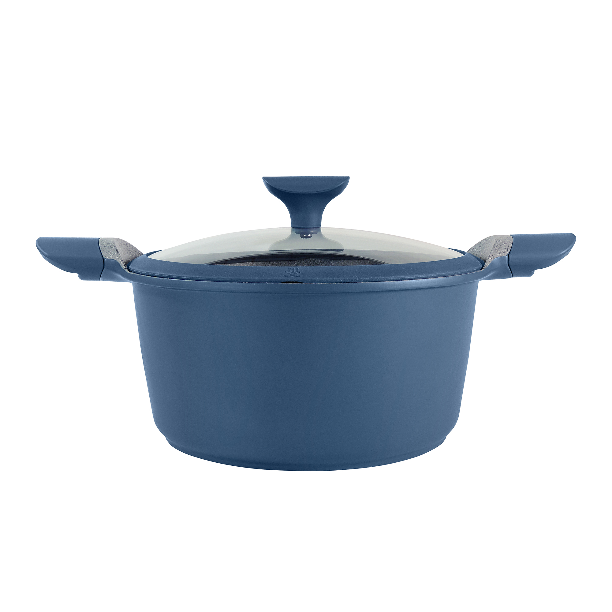 Westinghouse Cacerola Antiadherente de Mármol Azul Midnight 24 cm / 4.3 L (WCCC204324)