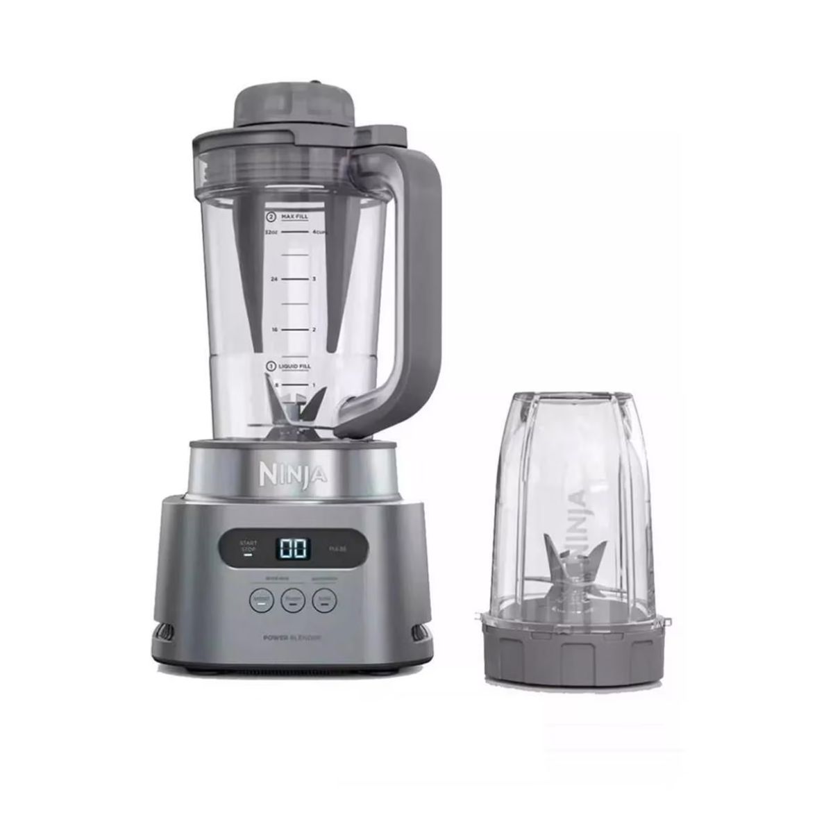 Licuadora Profesional Ninja Twisti High-Speed Blender DUO - SS150 1.005 L - Plateada