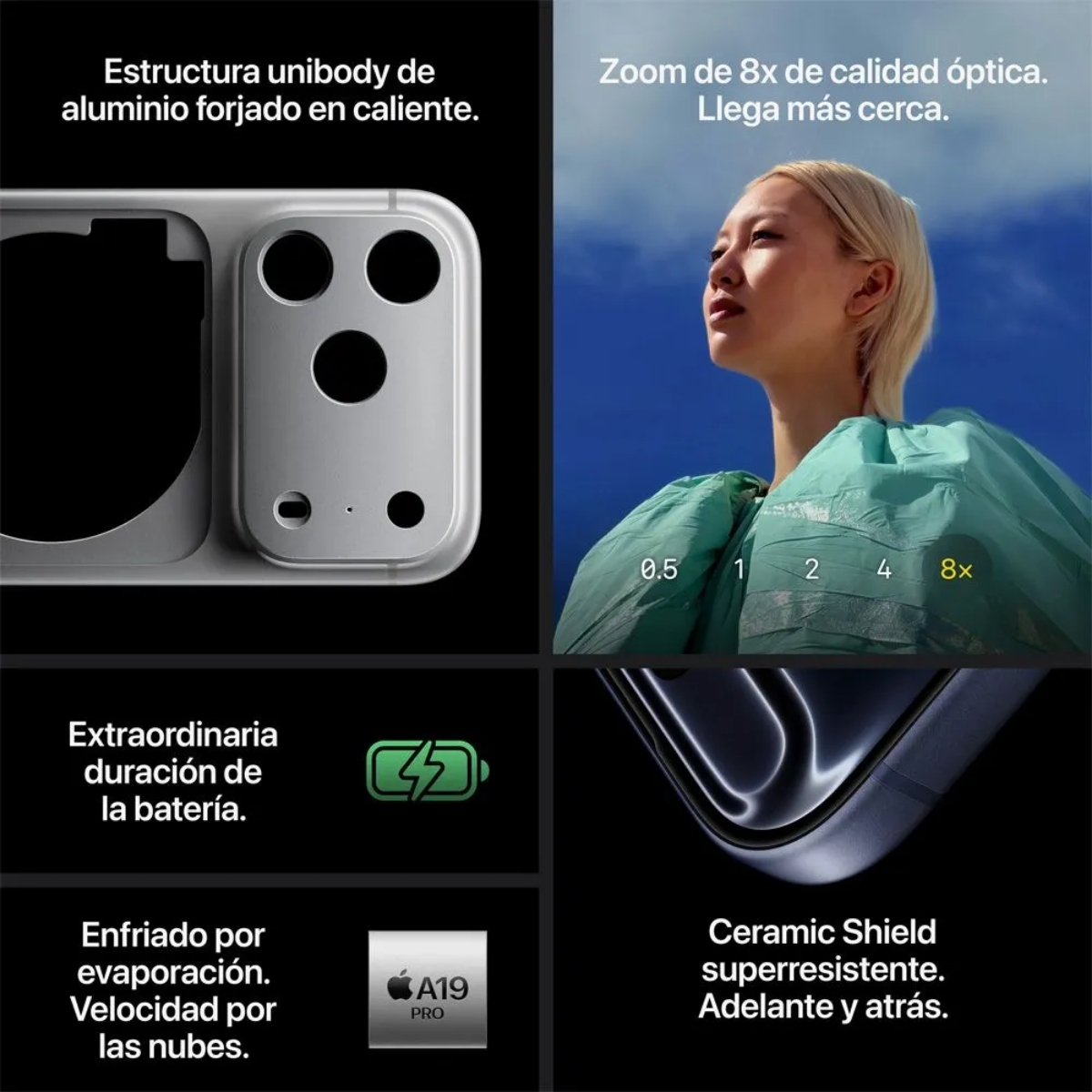 Apple iPhone 17 Pro Naranja Cósmico 256GB - Super Retina XDR 6.3" Pulgadas