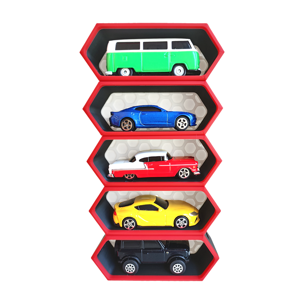 Exhibidor Modular Infinito Para Hot Wheels Matchbox 5 Piezas