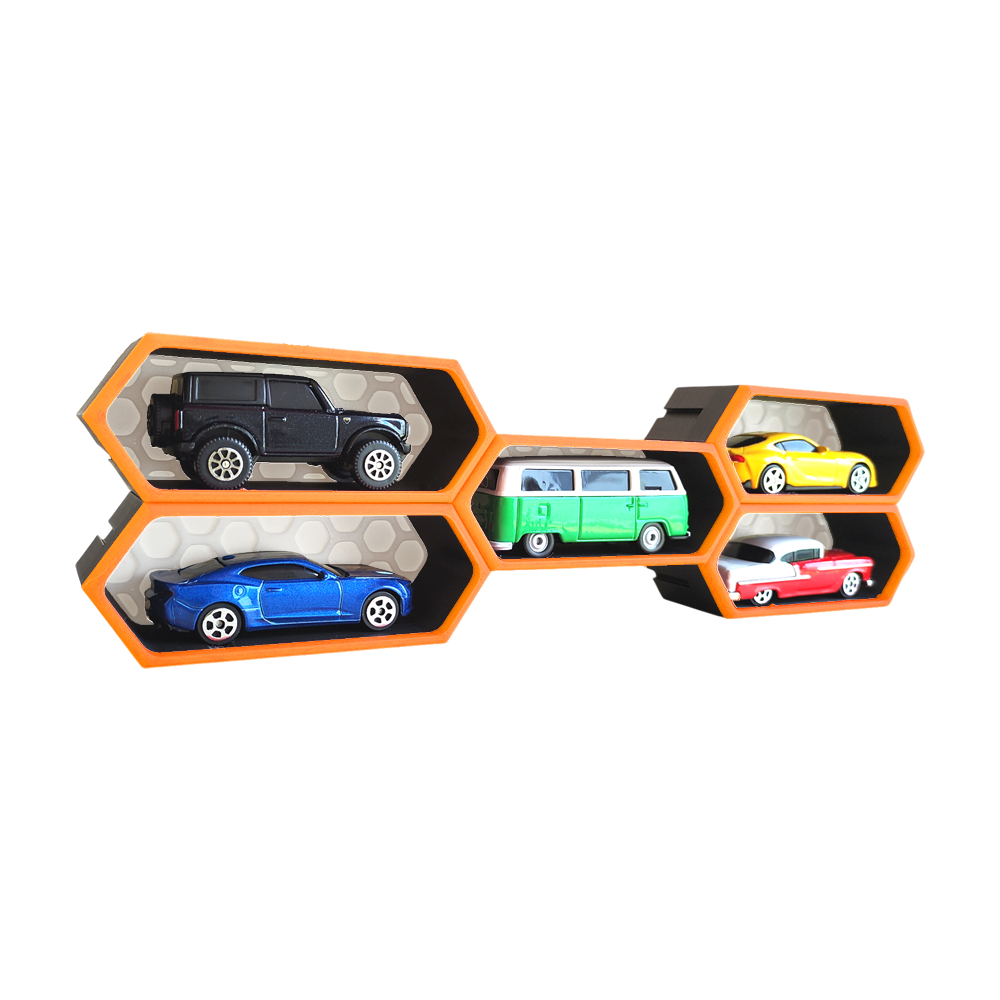 Exhibidor Modular Infinito Para Hot Wheels Matchbox 5 Piezas