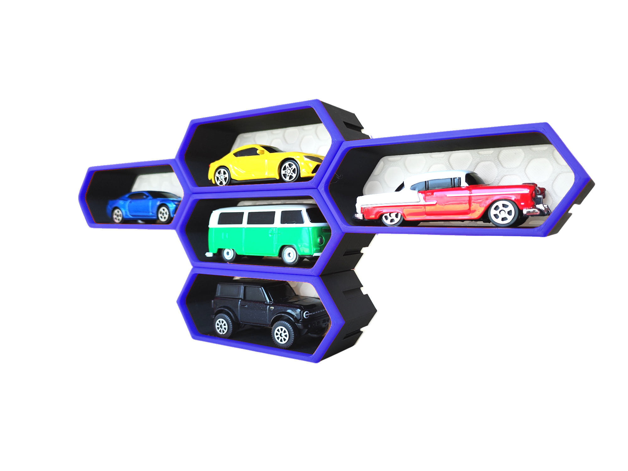 Exhibidor Modular Infinito Para Hot Wheels Matchbox 5 Piezas