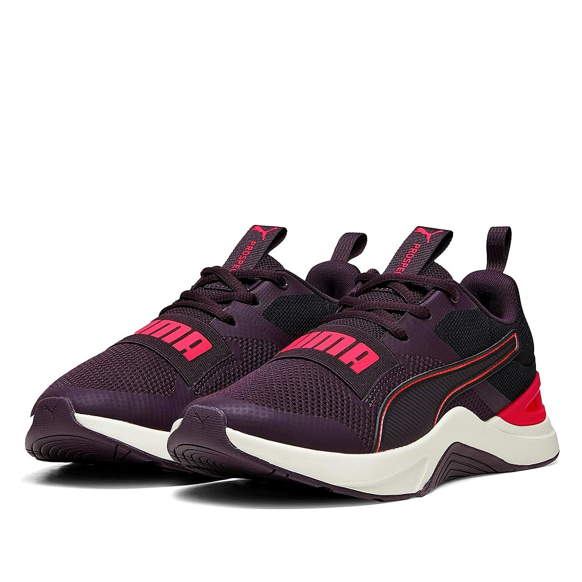 TENIS DEPORTIVO PUMA  PARA MUJER COLOR MORADO NEGRO 