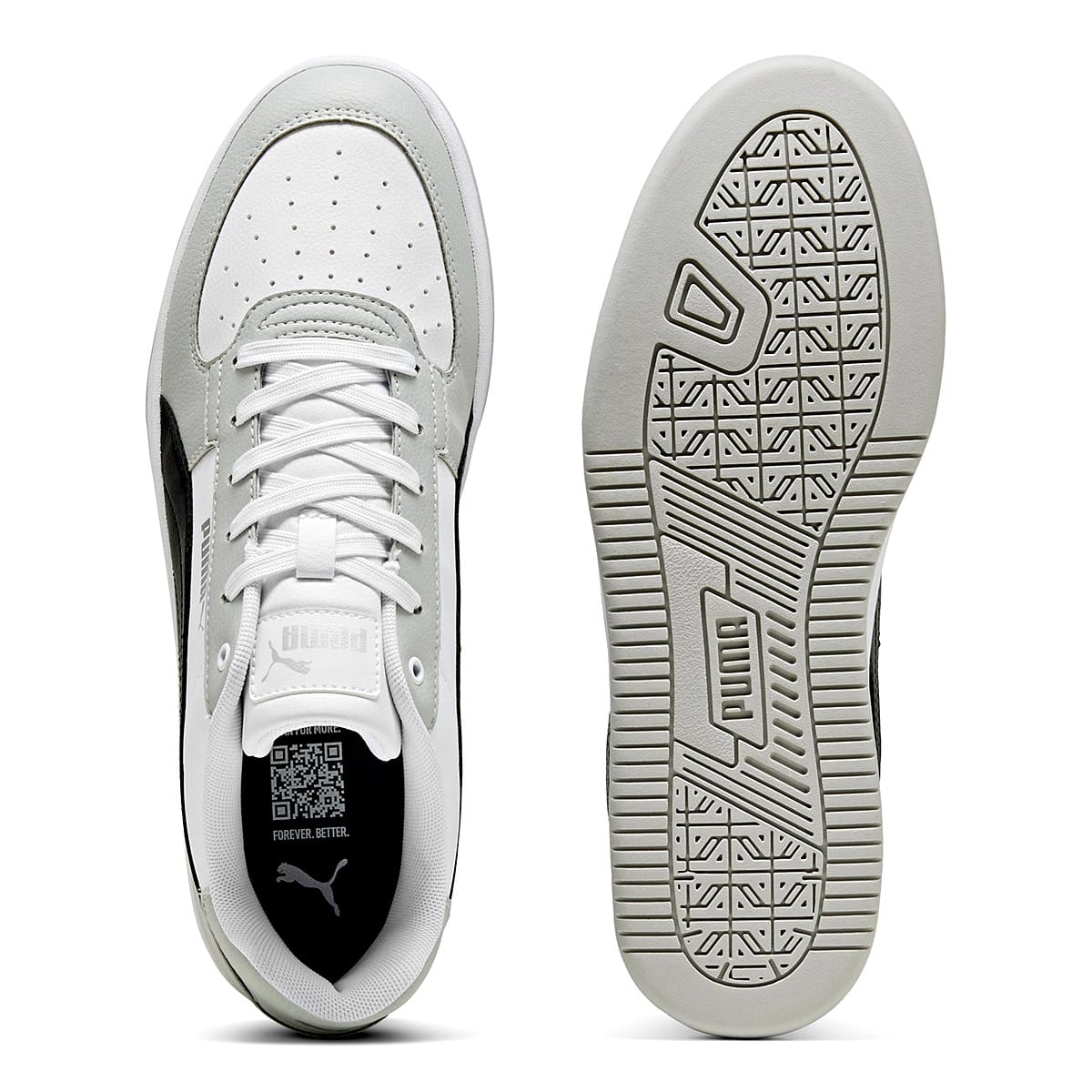TENIS CASUAL PUMA PARA MUJER COLOR BLANCO GRIS NEGRO 