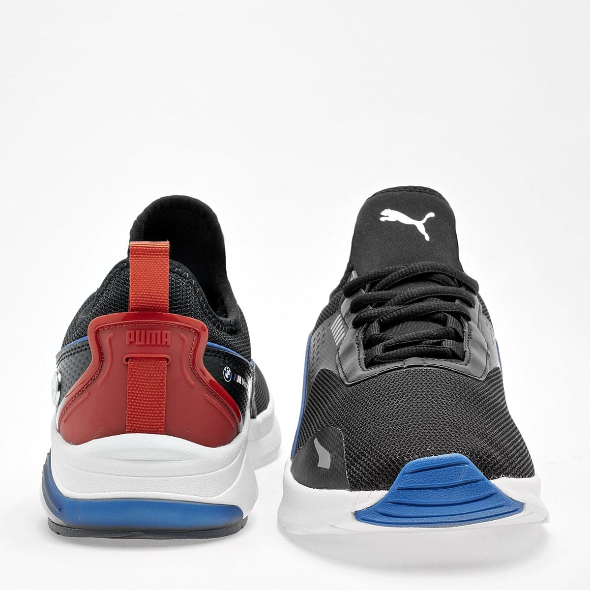 TENIS DEPORTIVO PUMA   PARA HOMBRE COLOR NEGRO ROJO 