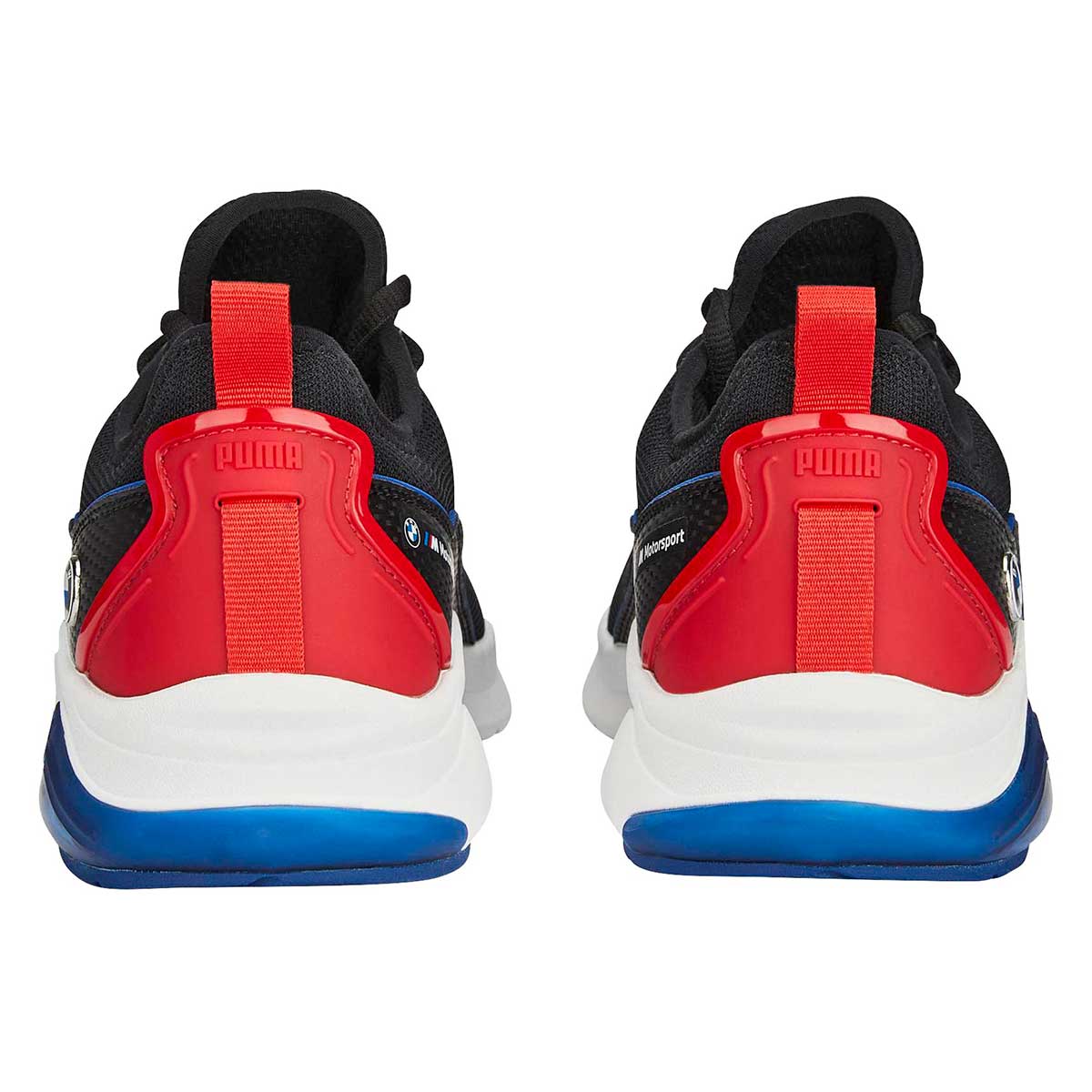 TENIS DEPORTIVO PUMA   PARA HOMBRE COLOR NEGRO ROJO 