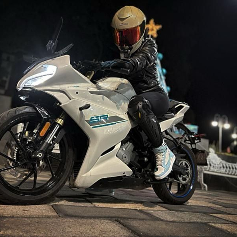Tenis para moto Ana  Atacama protecciones para Motociclista Piel  azul 