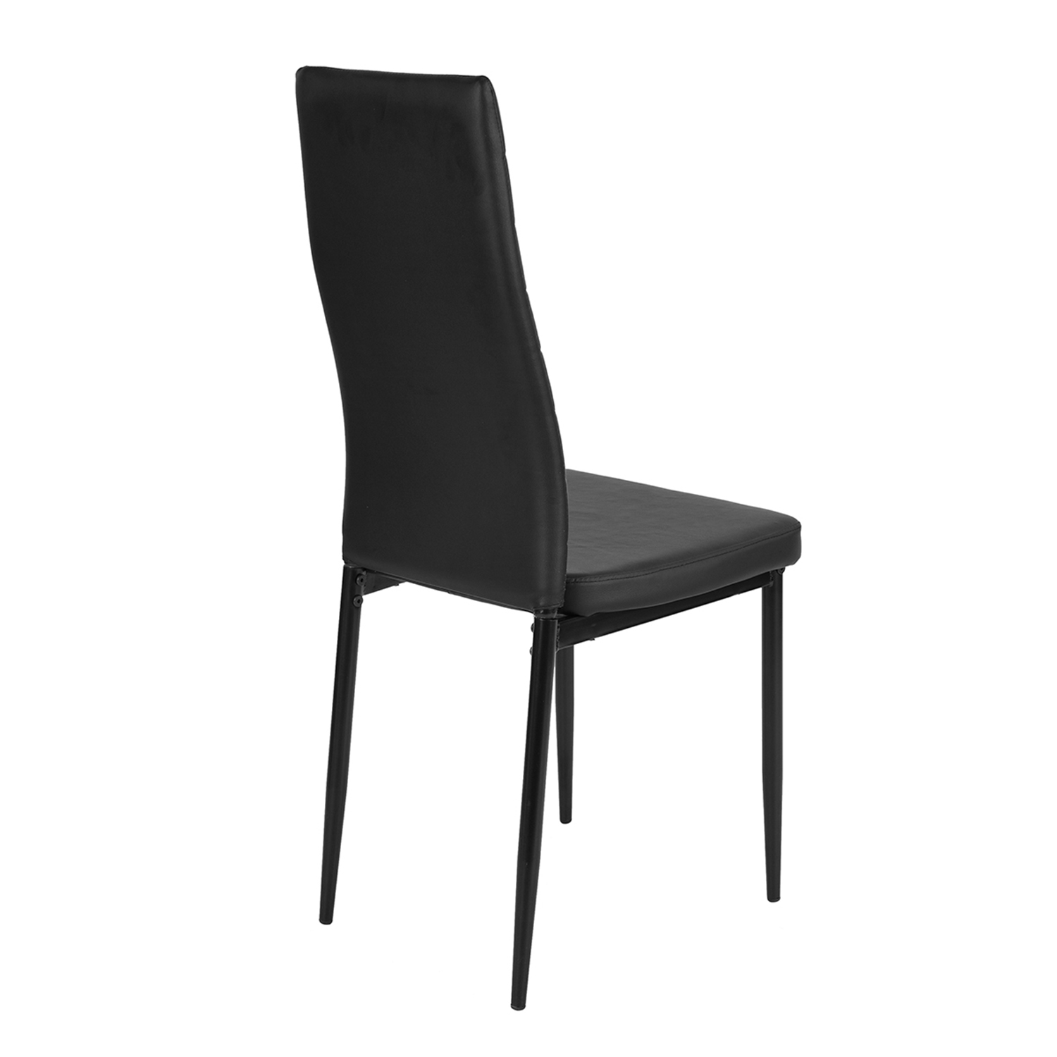 Sillas para Comedor Modernas Negro 4 Piezas