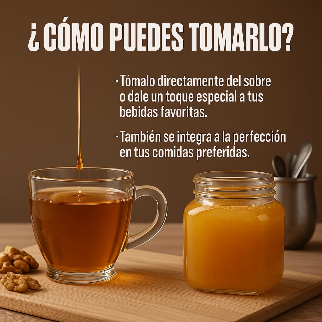 Black Horse Miel 10g Potencia Premium Vital Honey  12 Sobres