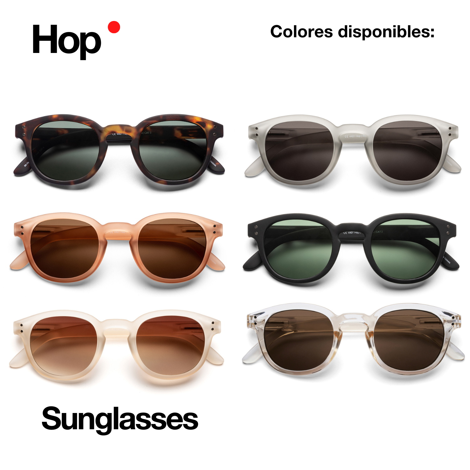 Lentes de Sol B+D Hop Solskin Unisex Proteccion UV400