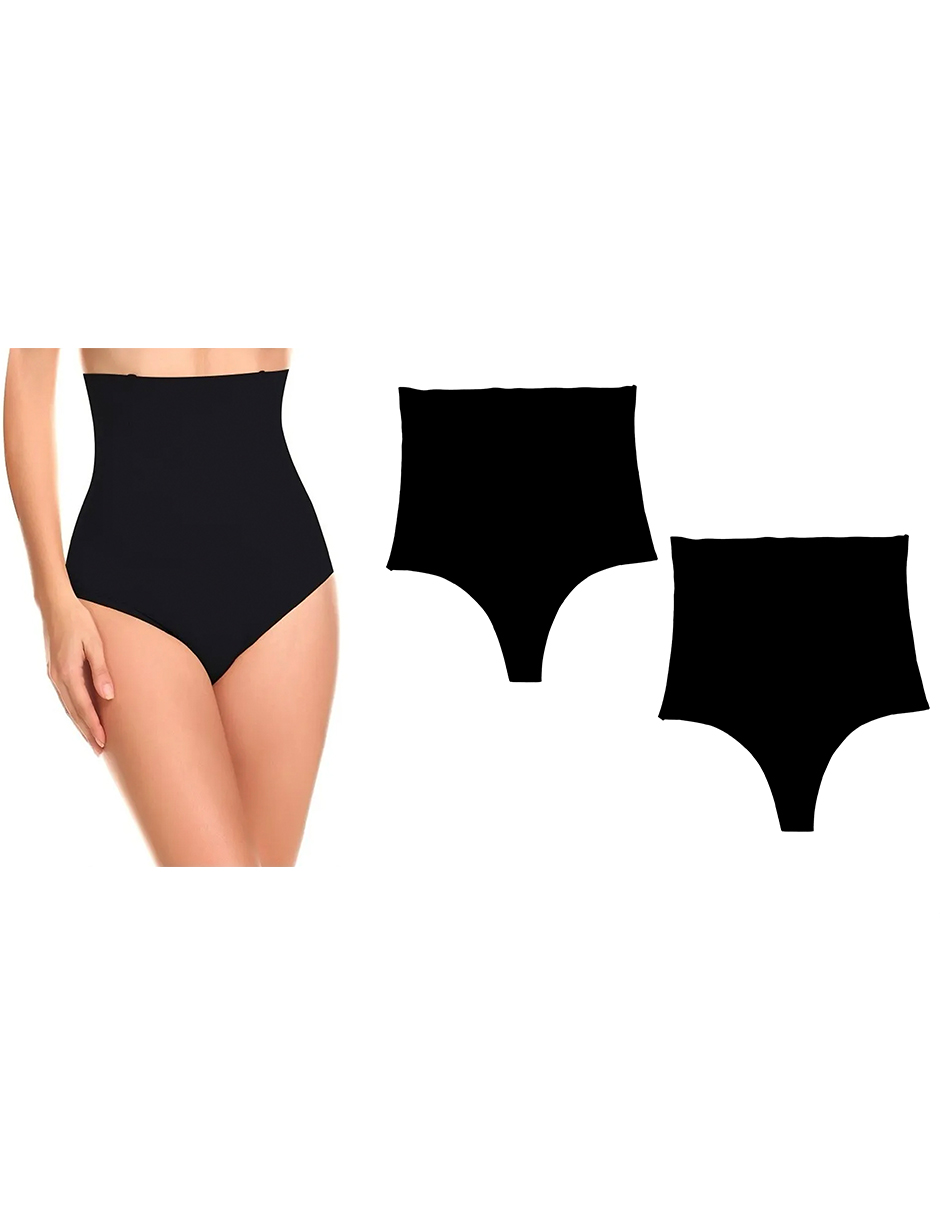 Paquete de 2 Faja Tipo Tanga Sin Costuras Invisibles Tatys Fashion